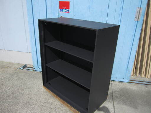 オープン書庫　2018年製　ＤＳＫ製V945-10BK　ブラック　書棚　ロッカー