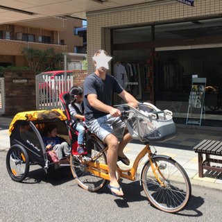 希少！！！美品！自転車用ベビーカー