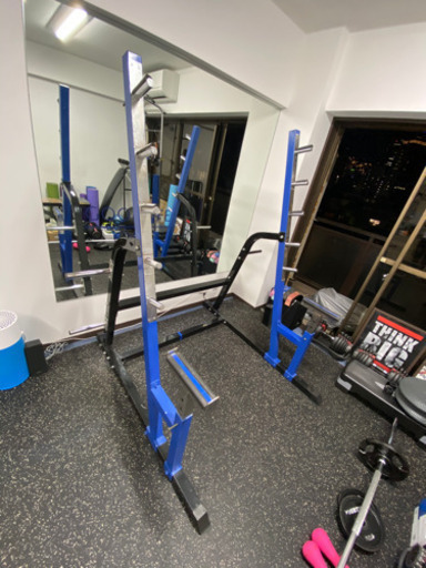 【IROTEC （アイロテック） パワースクワットハーフラック】中古