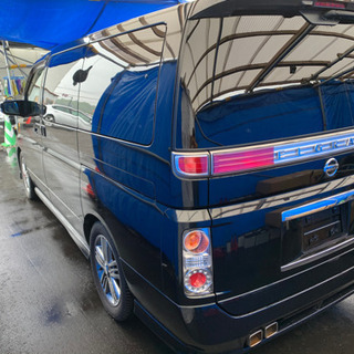分割OK 審査なしの自社ローンの車屋　エルグランド　ライダー　人気の2,500cc 充実保証2年付　修復歴なし　平成18年式　走行9万キロ　車検2年付の画像