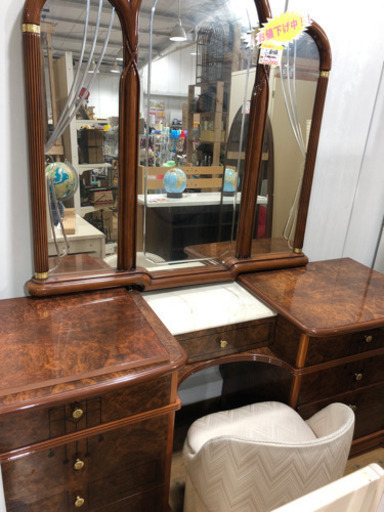 大型　三面鏡　鏡　ドレッサー　お値下げ中‼︎