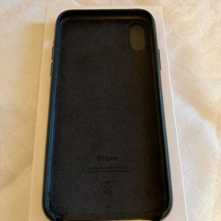 iPhone X 純正レザーケースの画像