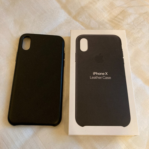 iPhone X 純正レザーケース