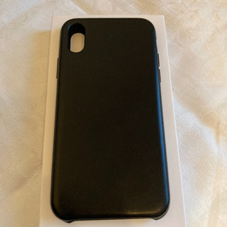 iPhone X 純正レザーケースの画像