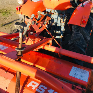 KUBOTAトラクターL1501DT4駆15馬力ロータリー付けの画像