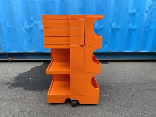 B-LINE ビーライン BobyWagon ボビーワゴン オレンジ 3段 3トレイ 中古品
