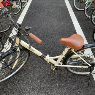 大人用折りたたみ自転車 6段ギア
