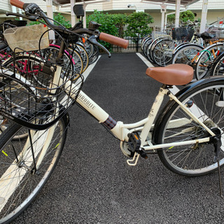 大人用折りたたみ自転車 6段ギア
