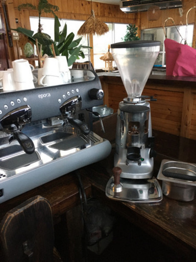 ジャンク業務用エスプレッソマシン &グラインダー　値下げ