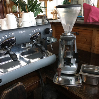 ジャンク業務用エスプレッソマシン &グラインダー 値下げ