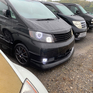分割OK 審査なし自社ローンの車屋　カスタム　アルファード　車検2年付　7万キロ　両側電動スライドドア　HDDナビ　平成16年式　修復歴なし　の画像