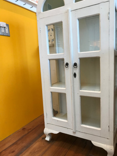 ホワイトキャビネット 木製３段食器棚 Bcompany ビーカンパニー