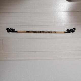 【受渡済み】アジアン雑貨／木製イカットハンガー