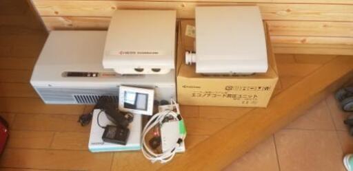 太陽光発電　KYOCERA パワーコンディショナ PVN-552\n接続ユニット　\n昇圧ユニット　\nエコノナビットⅳ　簡易HEMS