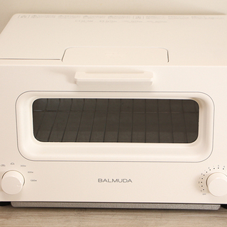 中古 美品 バルミューダ スチーム　オーブン トースター BALMUDA The Toaster K01A-WS ホワイト 2015年製(E778swxY)