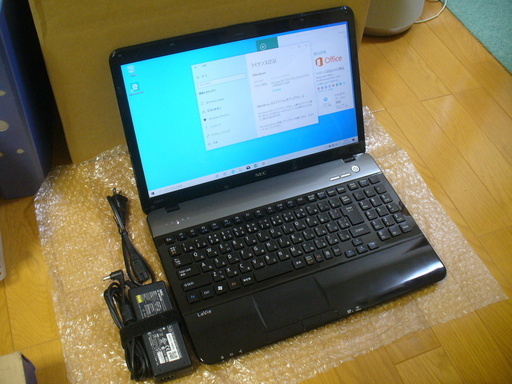 ㉞安心のNEC製 Windows 10 / Office 2016 Professional インストール済（ライセンス認証済） 15.6インチワイド ノートPC㉞