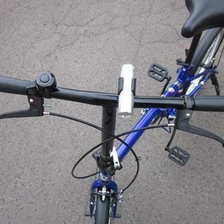 南12条店 【美品】20インチ 折り畳み自転車 ライト付き ブルー