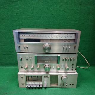 中古品 ソニー レトロ オーディオセット ST-515 TA-515 TC-U30 70年代レトロ 昭和 通電確認済み 動作は未確認 現在販売中です！