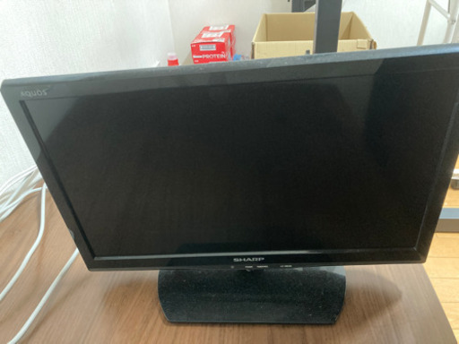 シャープ液晶テレビ(LC-19K20)　19インチワイド　地デジBS分波ケーブル付き
