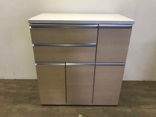 ☆121798 キッチンカウンター　収納棚☆