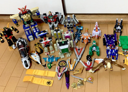 【セール】早い者勝ち 全20体以上まとめ売り オーレンジャー ムゲンバイン タイムロボ 恐竜 戦隊 合体ロボだらけ 頭の体操にもなります