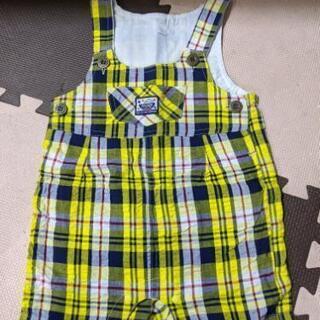 お値下げ中!　未使用！80cm 夏用つなぎの画像