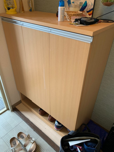 美品　シューズボックス　玄関収納