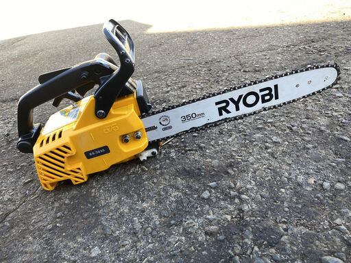 整備済　美品　リョービ　RYOBI　30.1cc エンジンチェーンソー　ES-3035 バーサイズ 350mm 現物確認 引取OK 初期不良対応します
