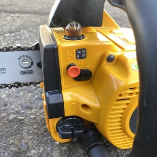 整備済　美品　リョービ　RYOBI　30.1cc エンジンチェーンソー　ES-3035 バーサイズ 350mm 現物確認 引取OK 初期不良対応しますの画像