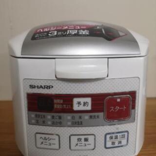 シャープ　炊飯器　3合炊き ※動作確認済