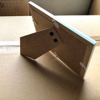 木製 デジタルフレーム 緑 青 セット　L ハガキ　サイズの画像