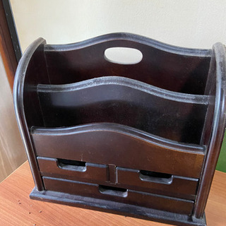 レターラック　木製の画像