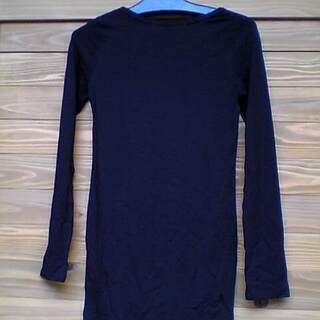 新品　CYNICAL　360-95937　02　アクリル60％　レーヨン（モダール）36％　ポリウレタン4％　長袖　シャツ　レディース　ブラック　黒　（株）ブルーベル　日本製の画像