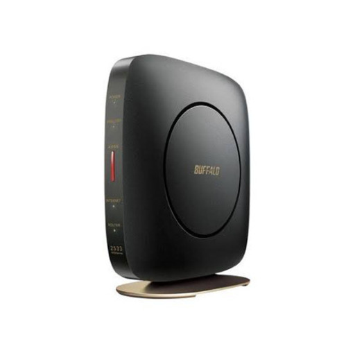 【成約済み】バッファロー　無線LAN親機（Wi-Fiルーター）「エアステーション」　ブラック　11actaiou 1733+800Mbps　WSR-2533DHP2-CB