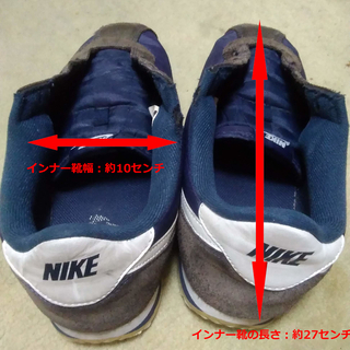 中古　ナイキ& J crew コラボ スニーカー シューズ 27センチの画像