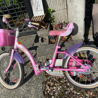 可愛い自転車❤️ヘルメット、補助輪付き