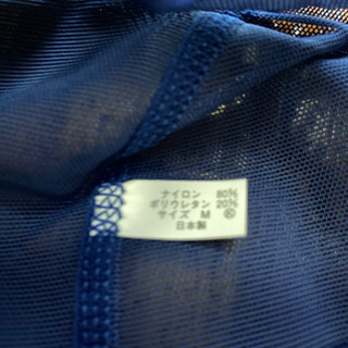 【新品未使用】スイムキャップ　紺　Mの画像