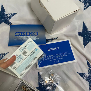 お値下SEIKO箱全て付定価63,800円数ヶ月使用のみの画像