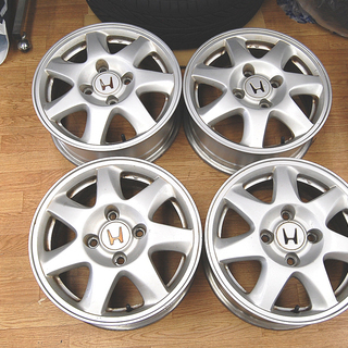 ホンダ 純正 アルミ 4本セット 15インチ 6JJ 4H PCD 114.3 +50 中古