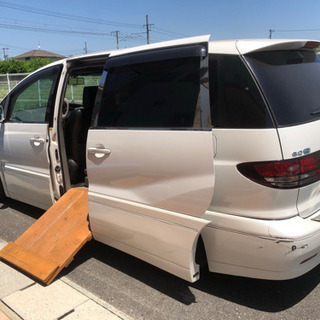 エスティマ 8ナンバー 車椅子移動車の画像