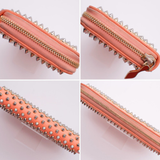 《Christian Louboutin/スパイクスタッズ長財布》ABランク