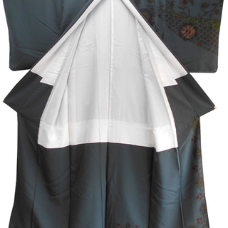 ♪訪問着 スワトウ 唐花 身丈153cm♪の画像