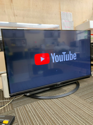 商談中です、綺麗(^^)2019年製❗️SHARP AQUOS 40インチ android 4K  無線LAN内蔵　YouTube