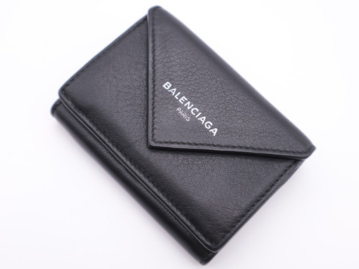 《BALENCIAGA/ペーパーミニウォレット 三つ折り財布》ABランク