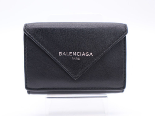 《BALENCIAGA/ペーパーミニウォレット 三つ折り財布》ABランク