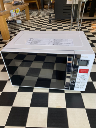 【リサイクルサービス八光　田上店　安心の3か月保証　配達・設置OK】YAMAZEN ヤマゼン YRC-016VE W [オーブンレンジ 16L] 2016年製