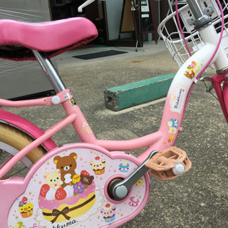 SC0241 リラックマ16インチ子供用自転車　中古美品の画像