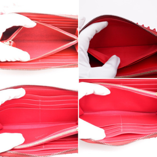 《Christian Louboutin/スパイクスタッズ長財布》ABランク 美品