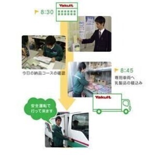 《未経験OK!》ヤクルトの商品をお届けする"ルートスタッフ"募集...