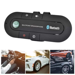 【新品】Bluetooth スピーカーフォン無線 音楽 通話 車内 ハンズフリーの画像
